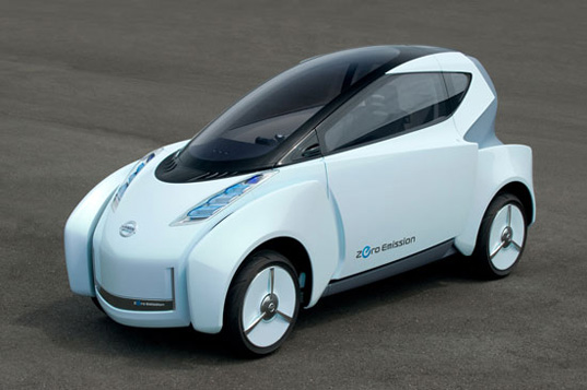 Nissan Landglider sustainable design, green design, transportation, electric vehicles, alternative transportation, Nissan Landglider
