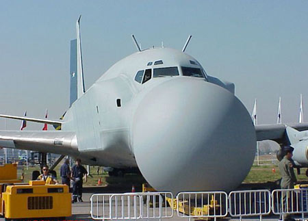 以色列费尔康707预警机的机头