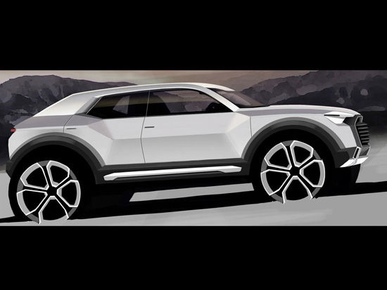 搭1.4T动力 奥迪入门跨界车Q1假想图曝光